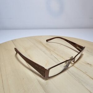 Fendi Eyeglasses Frames Only F602R 52□16 250 135 Made in Italy Missing Rhineston